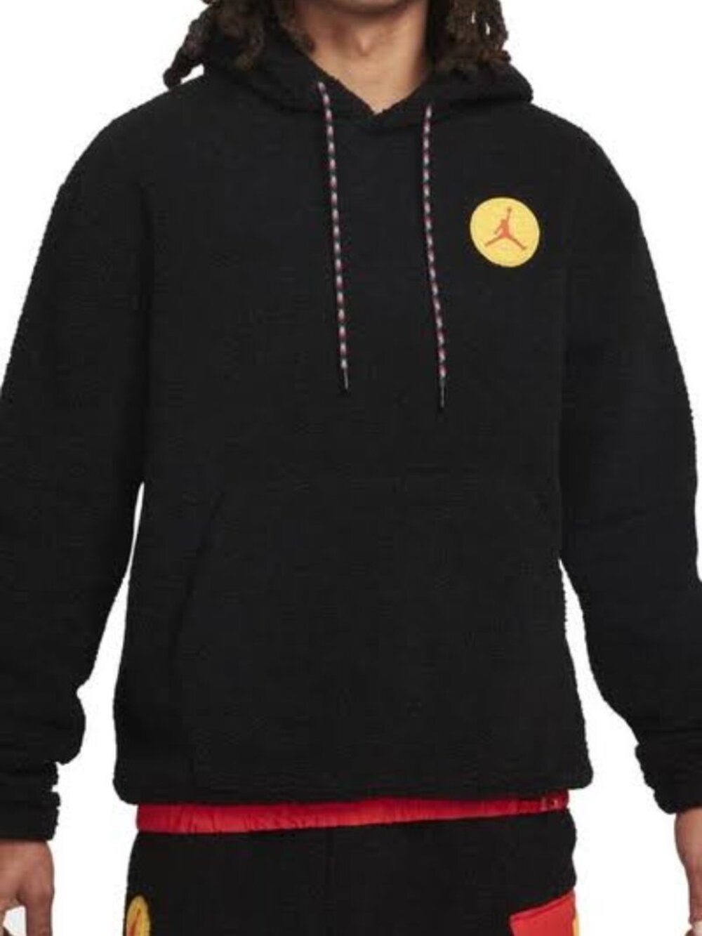 Jordan Men's Black Essentials Mountainside Statement Fleece Hoodie Size XL